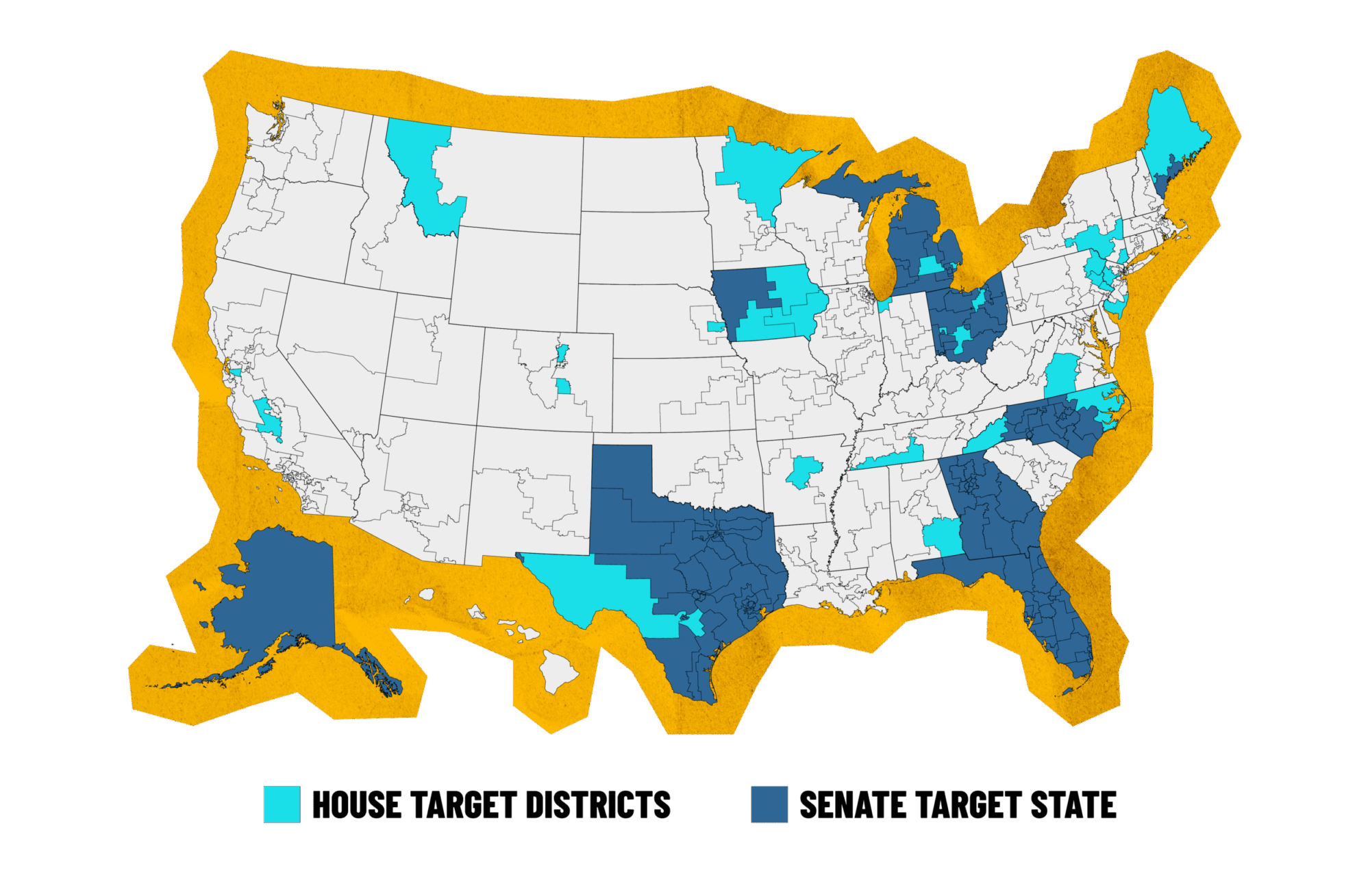 Indivisible House and Senate Targets Full Map